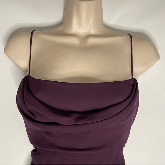Elegant Michelangelo Purple Evening Dress - Picture 5 of 11